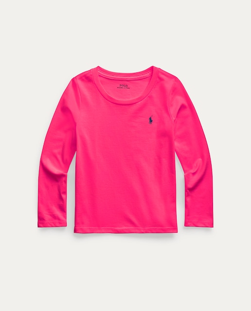 Imagen 0 de Camiseta de niña en rosa con logo