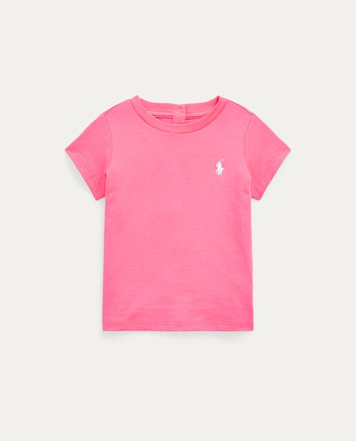 Imagen 0 de Camiseta de bebé niña en rosa con logo