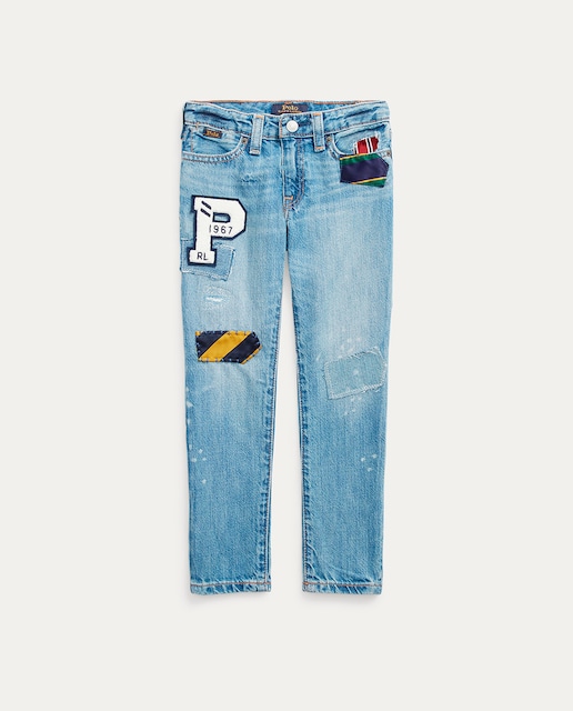 Imagen 0 de Vaquero de niña en azul