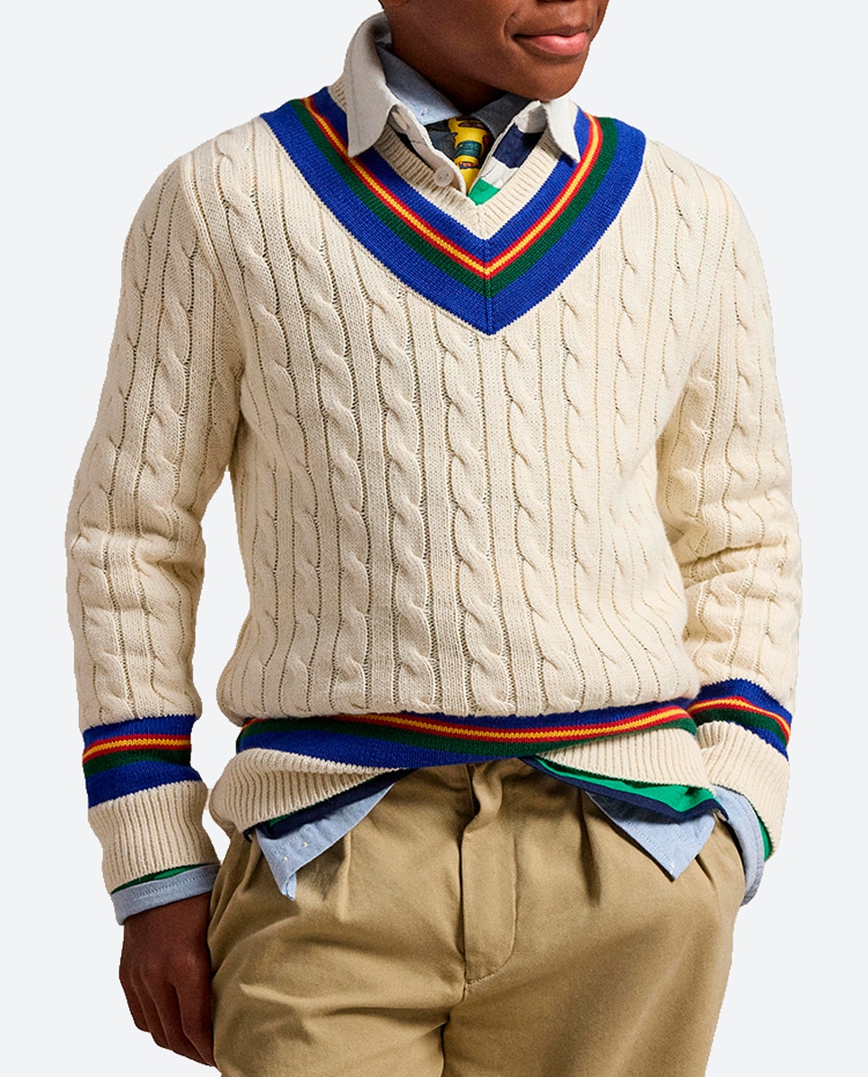 Imagen 0 de Jersey de niño cricket en crema