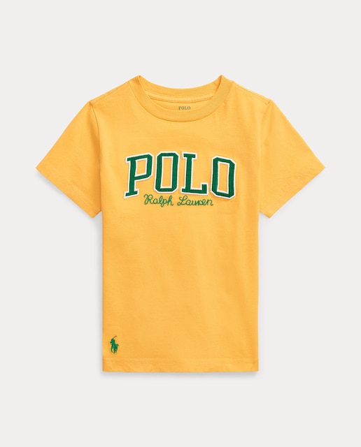 Imagen 0 de Camiseta de niño en amarillo con logo