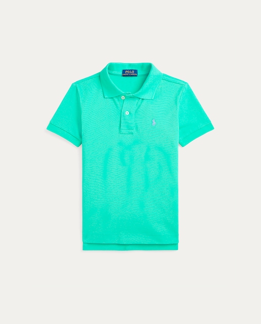 Imagen 0 de Polo de niño en verde con logo