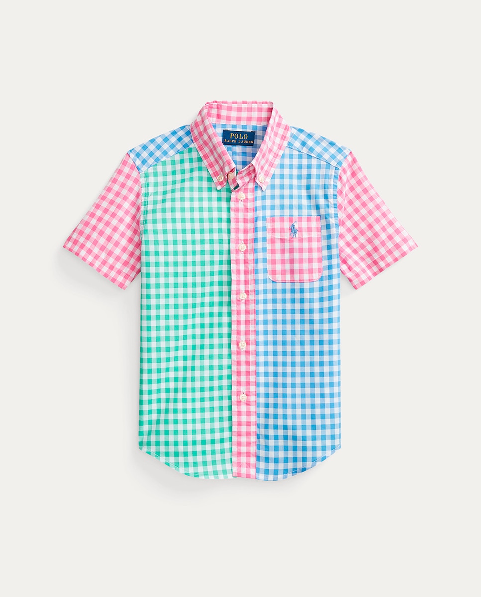 Imagen 0 de Camisa de cuadros de niño en multicolor