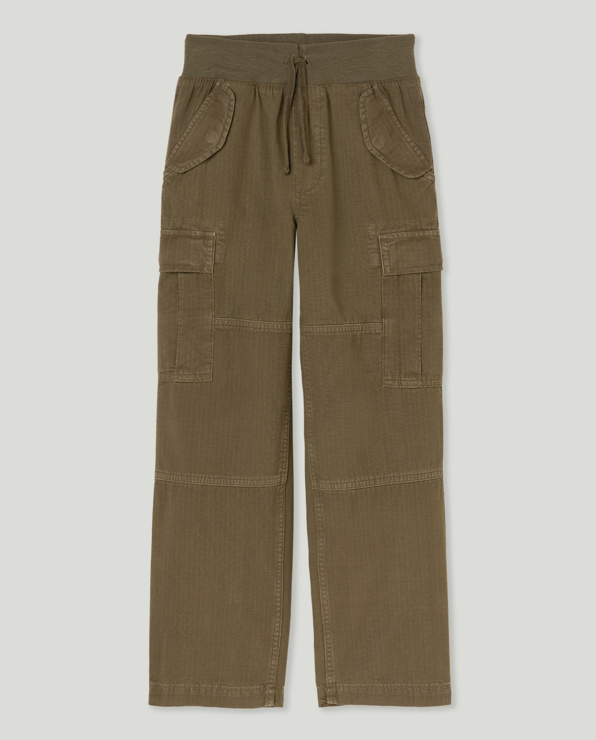 Imagen 0 de Pantalones cargo de niño de algodón en kaki