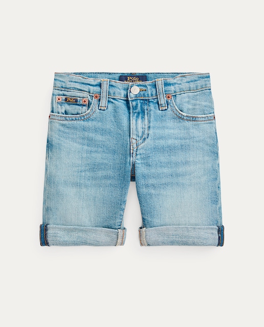Imagen 0 de Bermuda vaquera de niño en azul