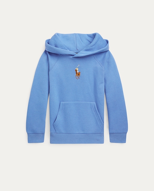 Imagen 0 de Sudadera de niña en azul con capucha