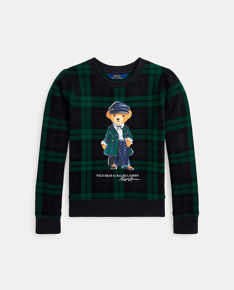 Imagen 0 de Sudadera de niña en negro con Polo Bear