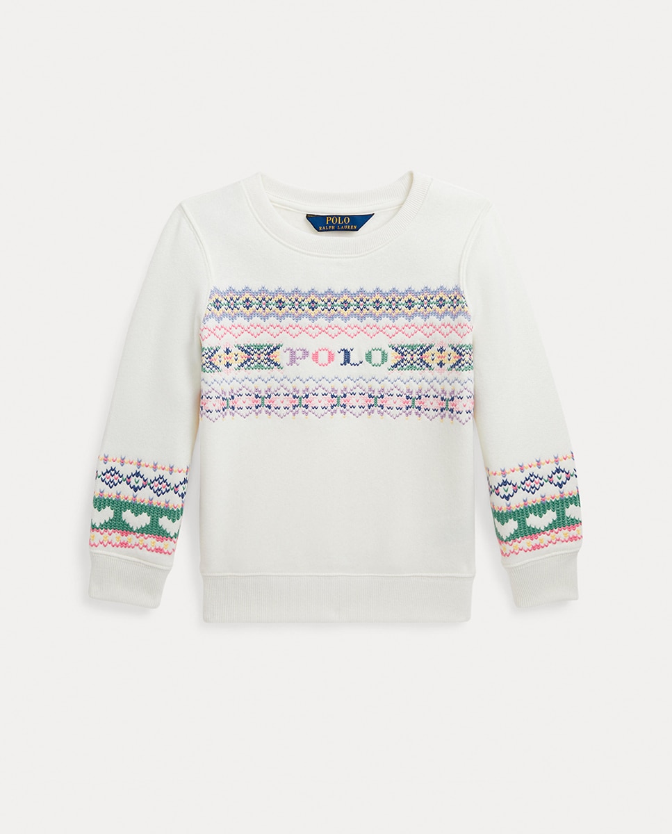 Imagen 0 de Sudadera de niña con estampado étnico
