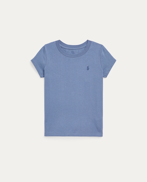 Imagen 0 de Camiseta de niña en azul con logo