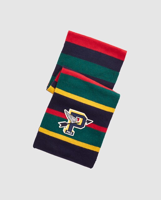 Imagen 0 de Conjunto de bufanda y gorro de niña de algodón en rojo