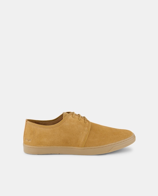 Imagen 0 de Zapatilla de hombre cordones piel