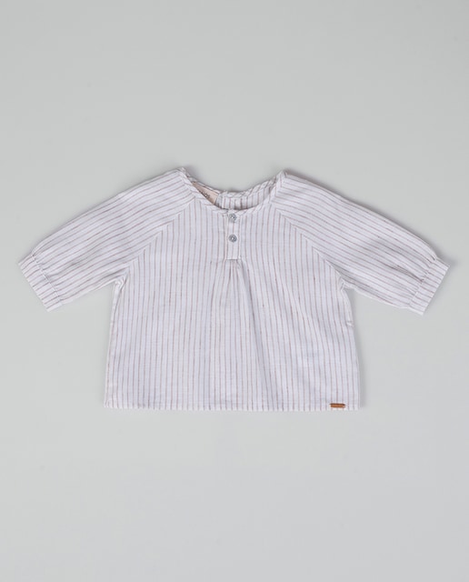 Imagen 0 de Blusa cuello panadero de bebé niño