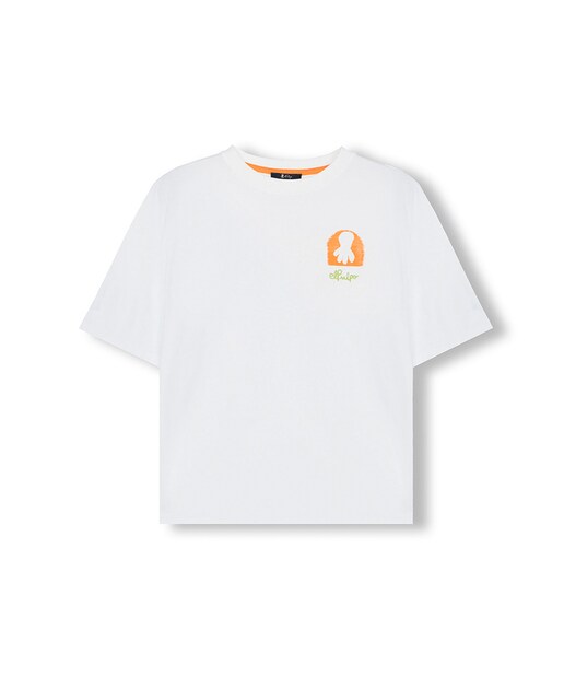 Imagen 0 de Camiseta niño Oversize con estampado manga corta