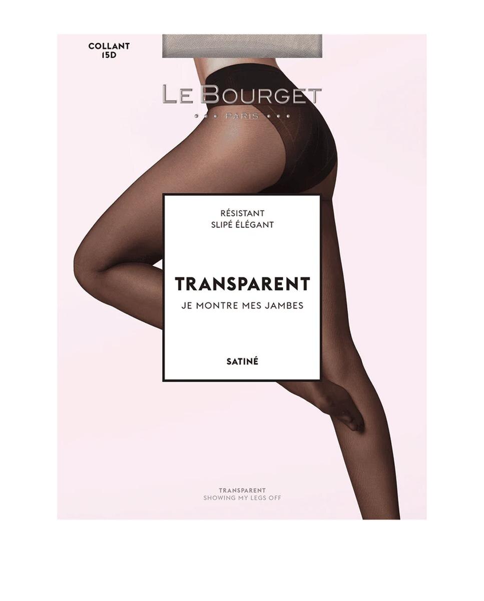 Collant transparente 15 d Preto-2