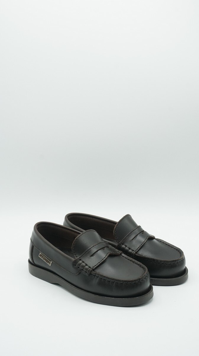 Mocassin Liso Travessão STORM Castanho-2