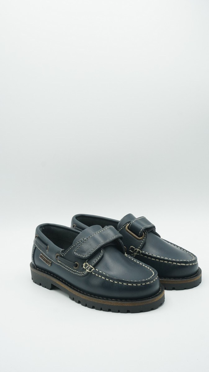 Mocassin c/Velcro Pespontado 2