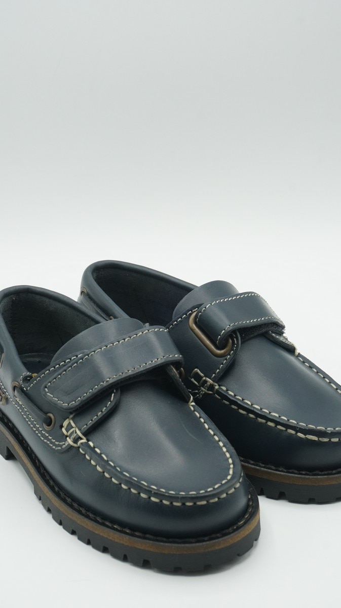 Mocassin c/Velcro Pespontado 4