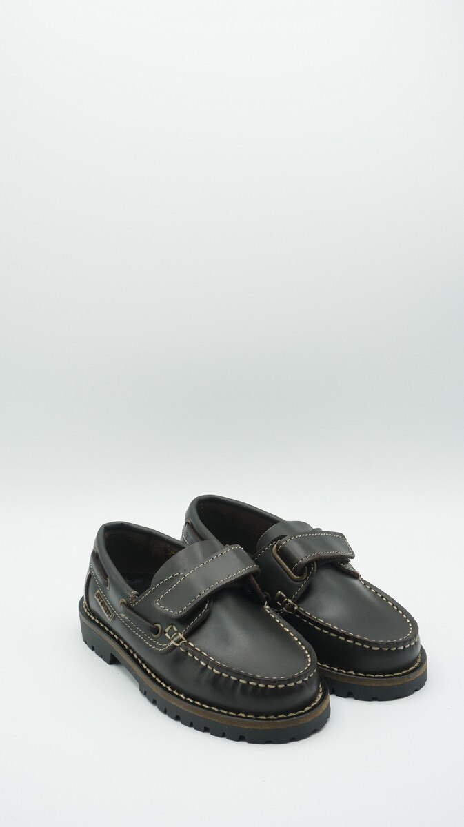 Mocassin c/Velcro Pespontado 2