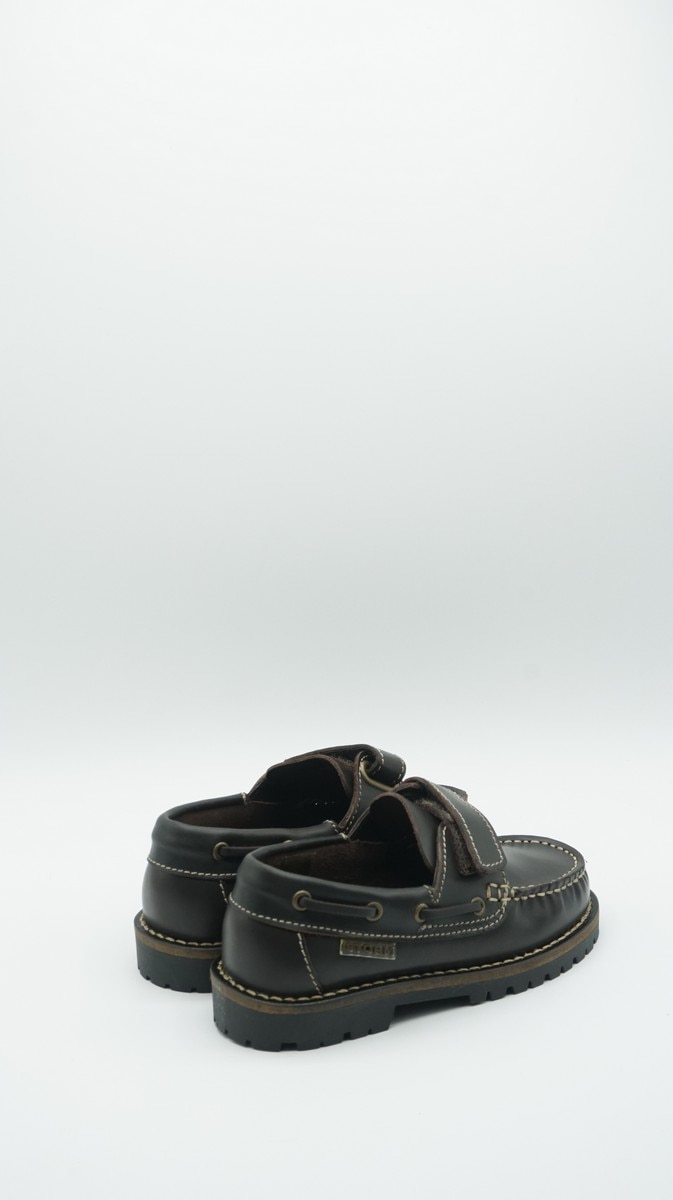 Mocassin c/Velcro Pespontado 3