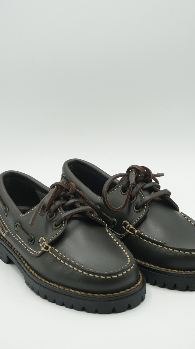 Mocassin Atacadores Pespontado 4