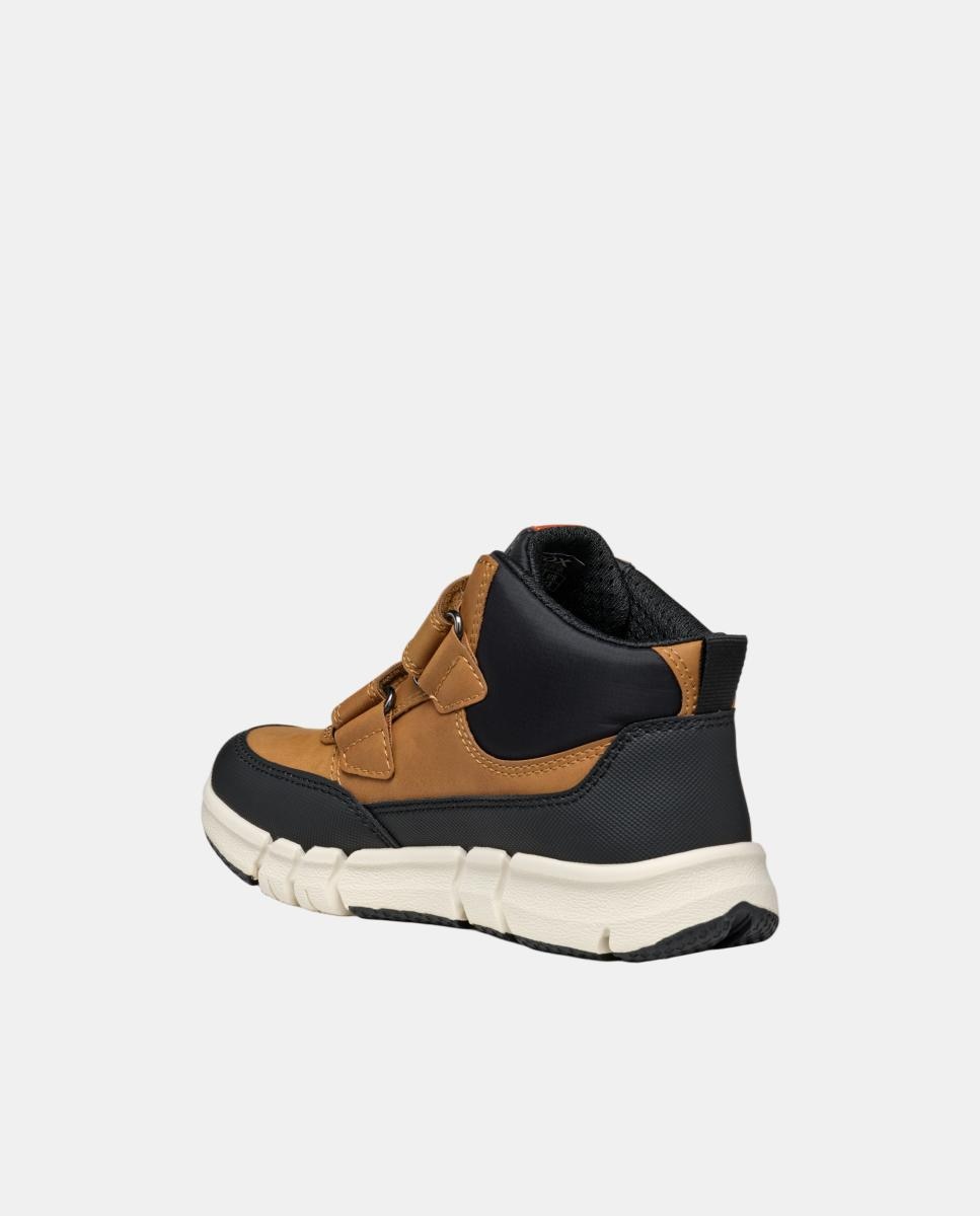Botins com duplo velcro Castanho-claro-6