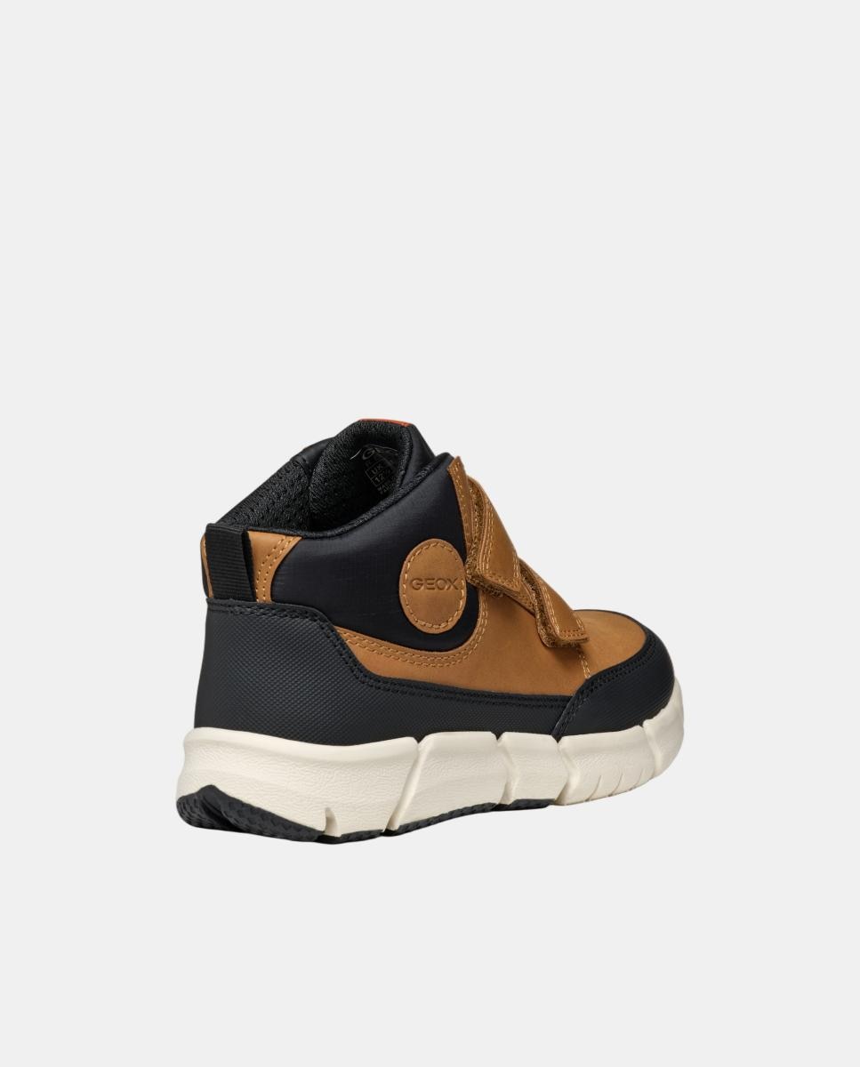 Botins com duplo velcro Castanho-claro-7