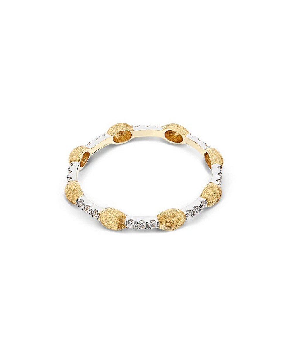 Anel "DANCING ÉLITE" com boules de ouro e diamantes 2
