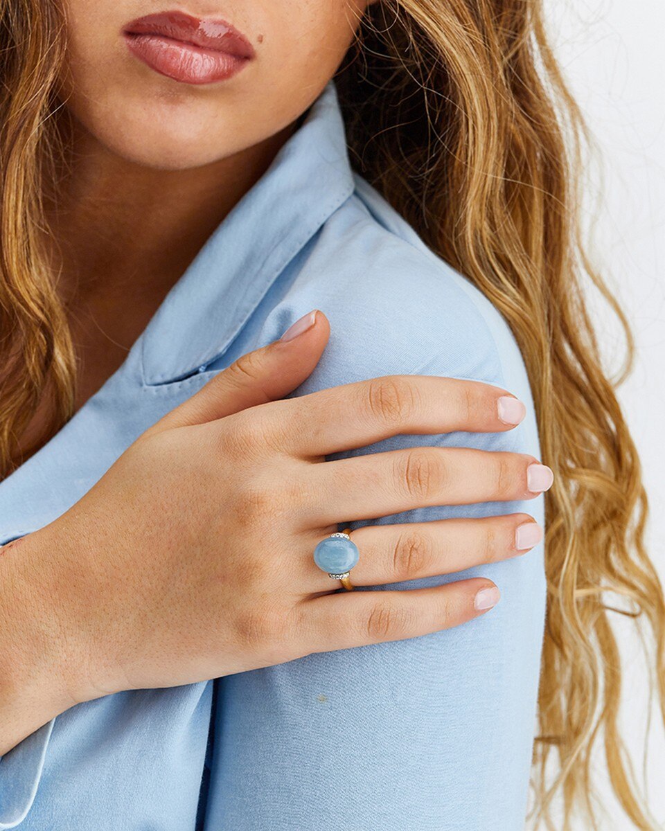Anel Azure em Ouro e Diamantes 5