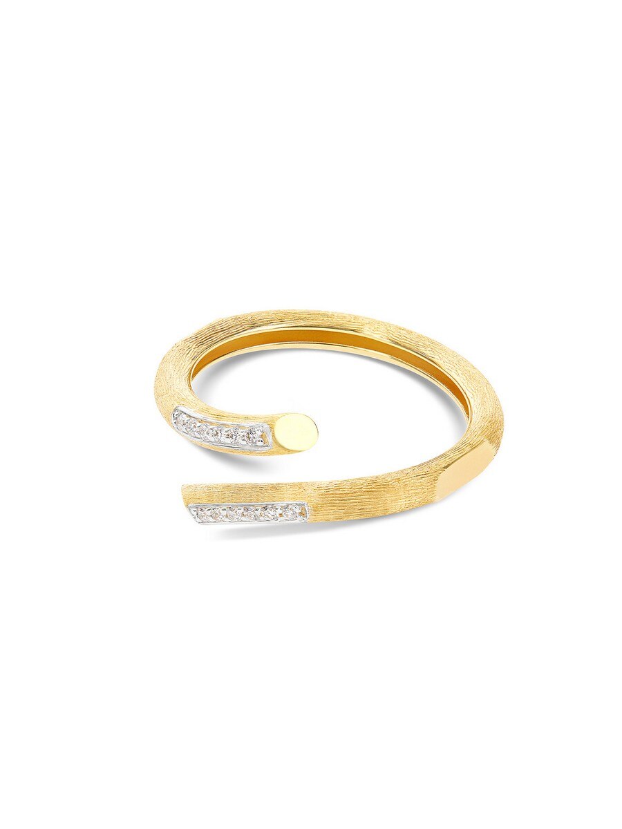 Anel Colecção "Libera" Ouro Amarelo 18 Quilates E Diamantes Dourado-2