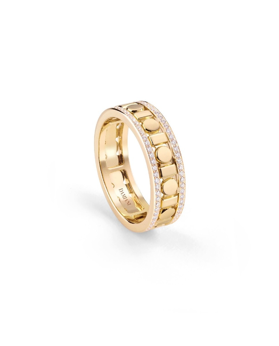 Aliança Belle Époque Reel em Ouro Branco e Diamantes - 5,70 mm 1