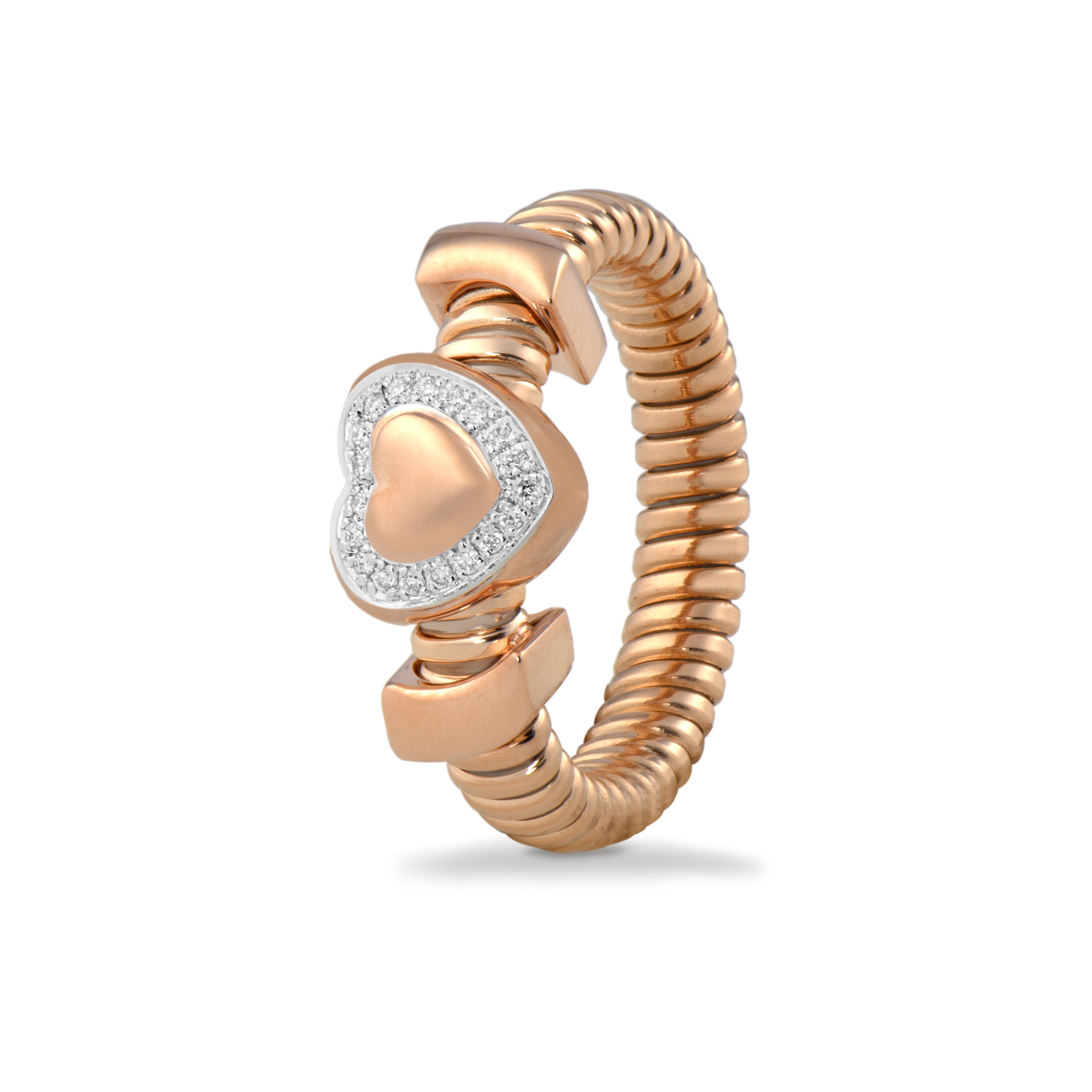 Imagem 0 de Anel em Ouro Rosa com Diamantes