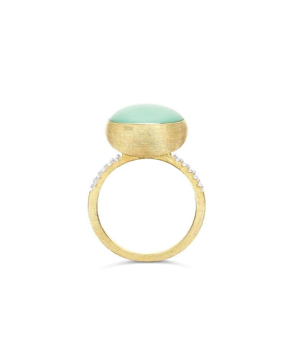 Anel Dolcevita "Boules" em ouro, diamantes, madrepérola e cristal de rocha (medium) 2
