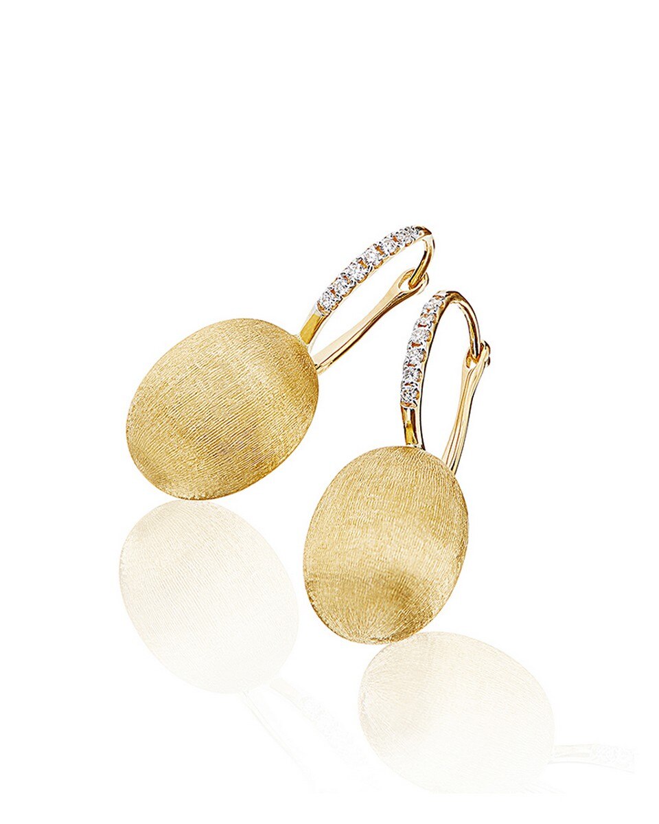 Brincos Ciliegine em Ouro e Diamantes 2