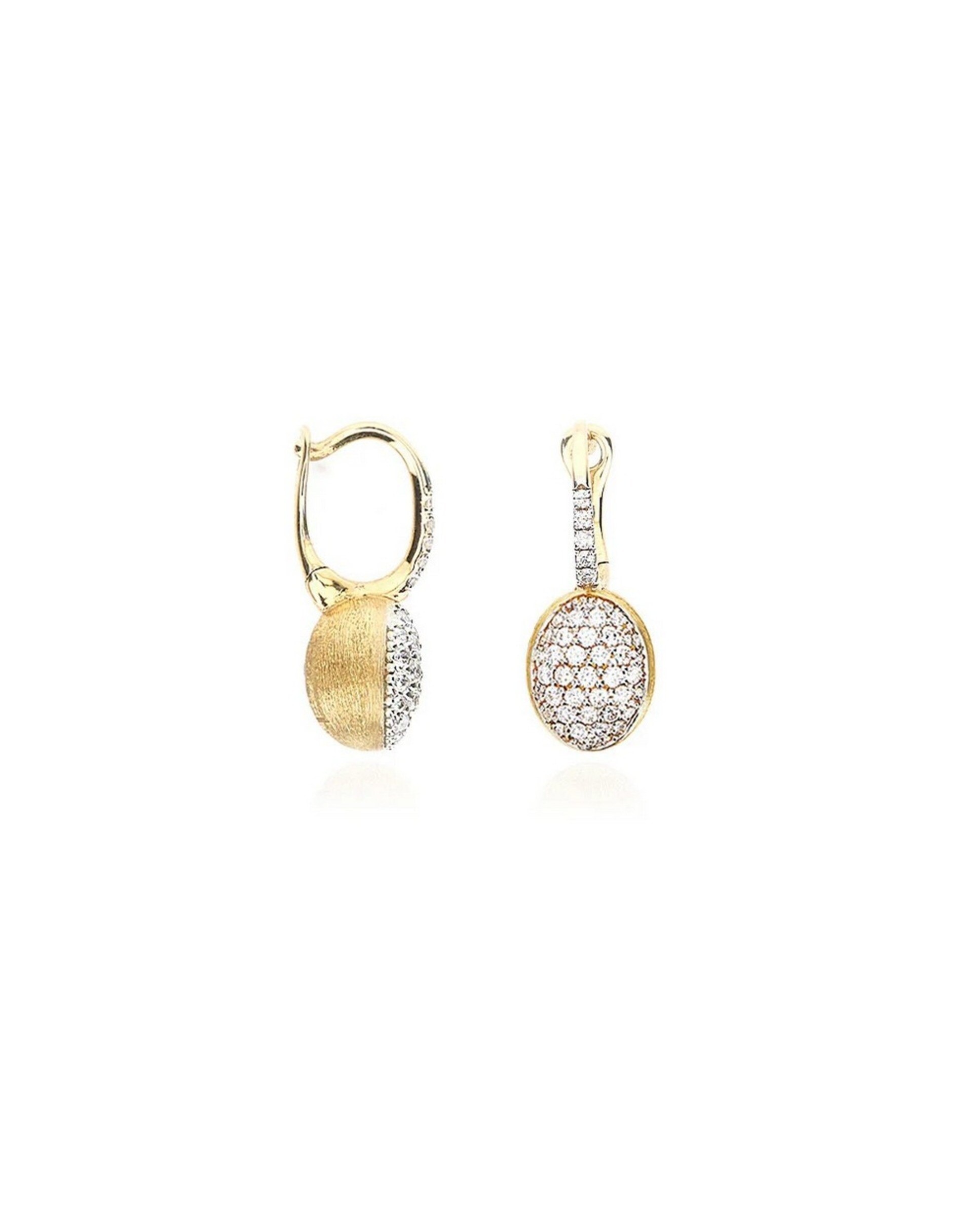 Brincos Baby Ciliegine em Ouro e Diamantes 2