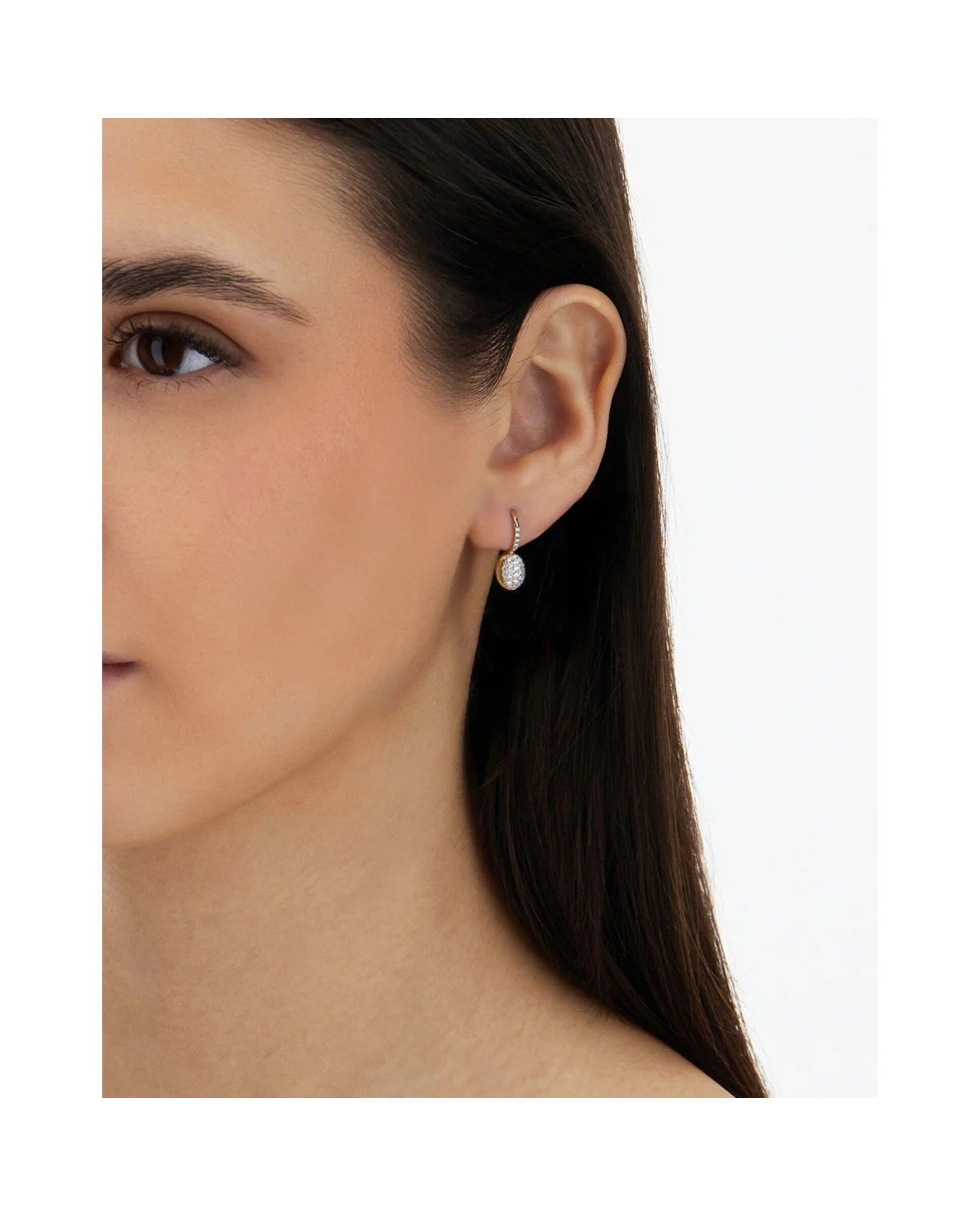 Brincos Baby Ciliegine em Ouro e Diamantes 3