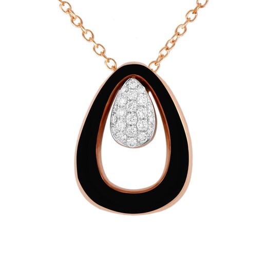 Imagem 0 de Colar em Ouro Rosa com Diamantes