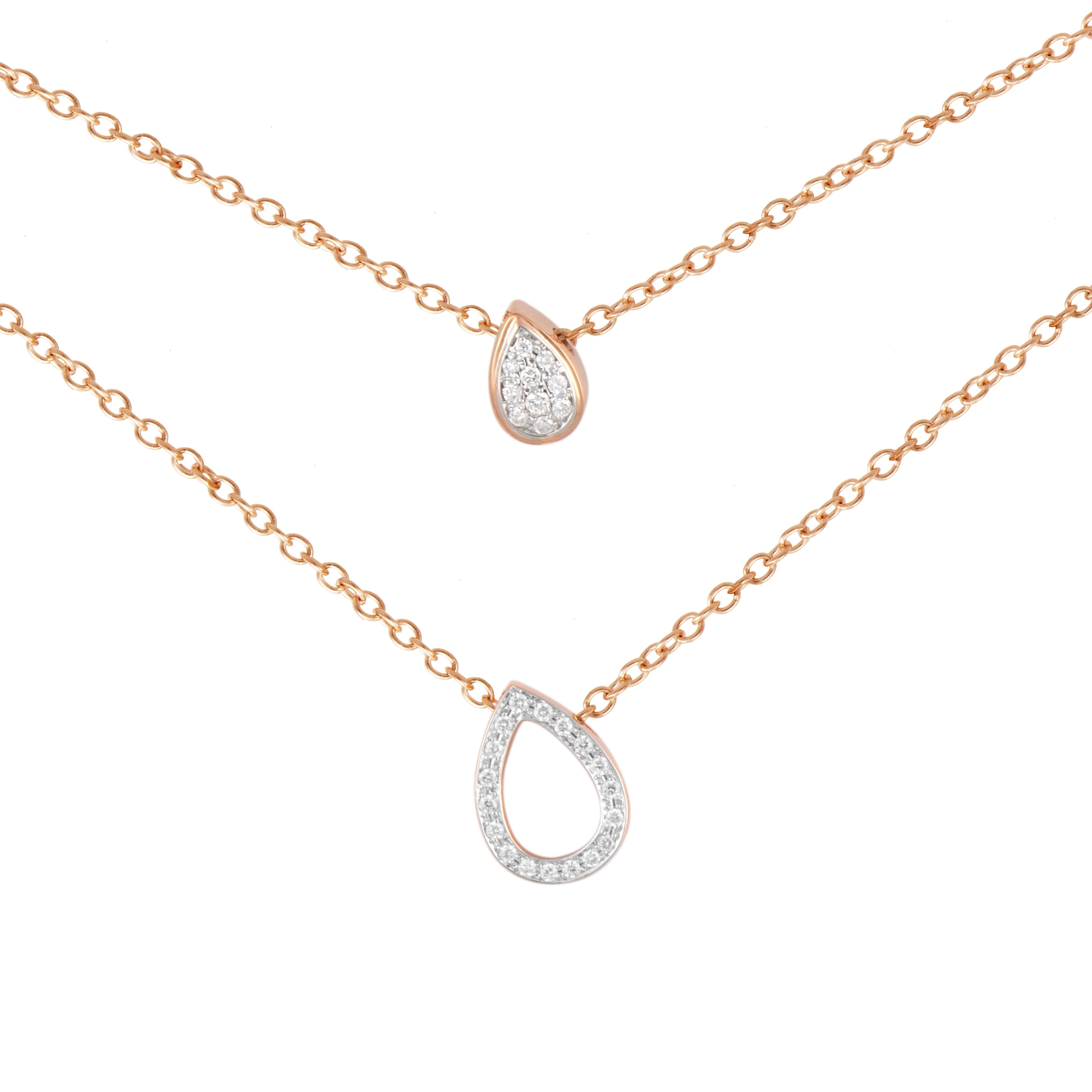 Imagem 0 de Colar em Ouro Rosa com Diamantes