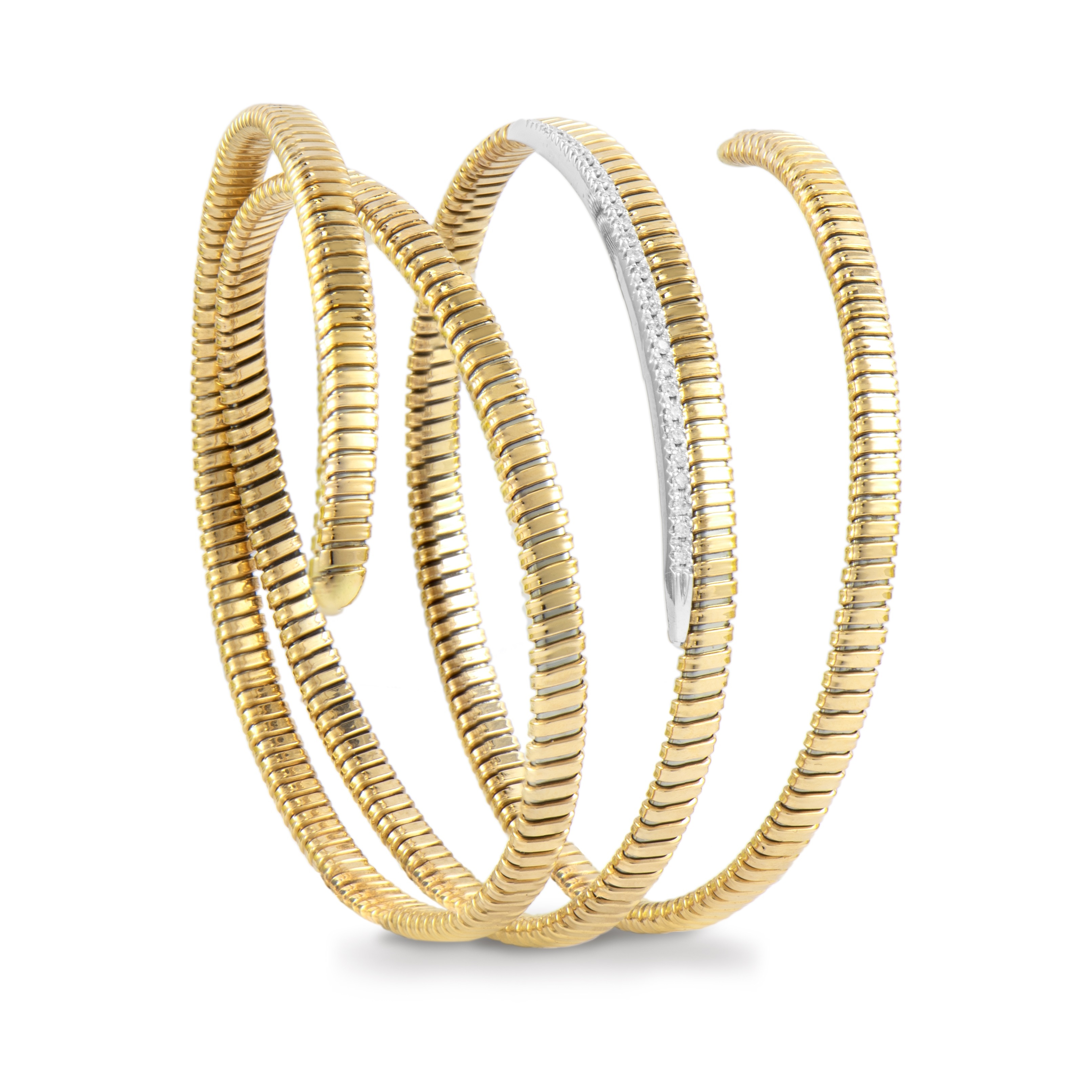 Imagem 0 de Pulseira em Ouro Amarelo com Diamantes