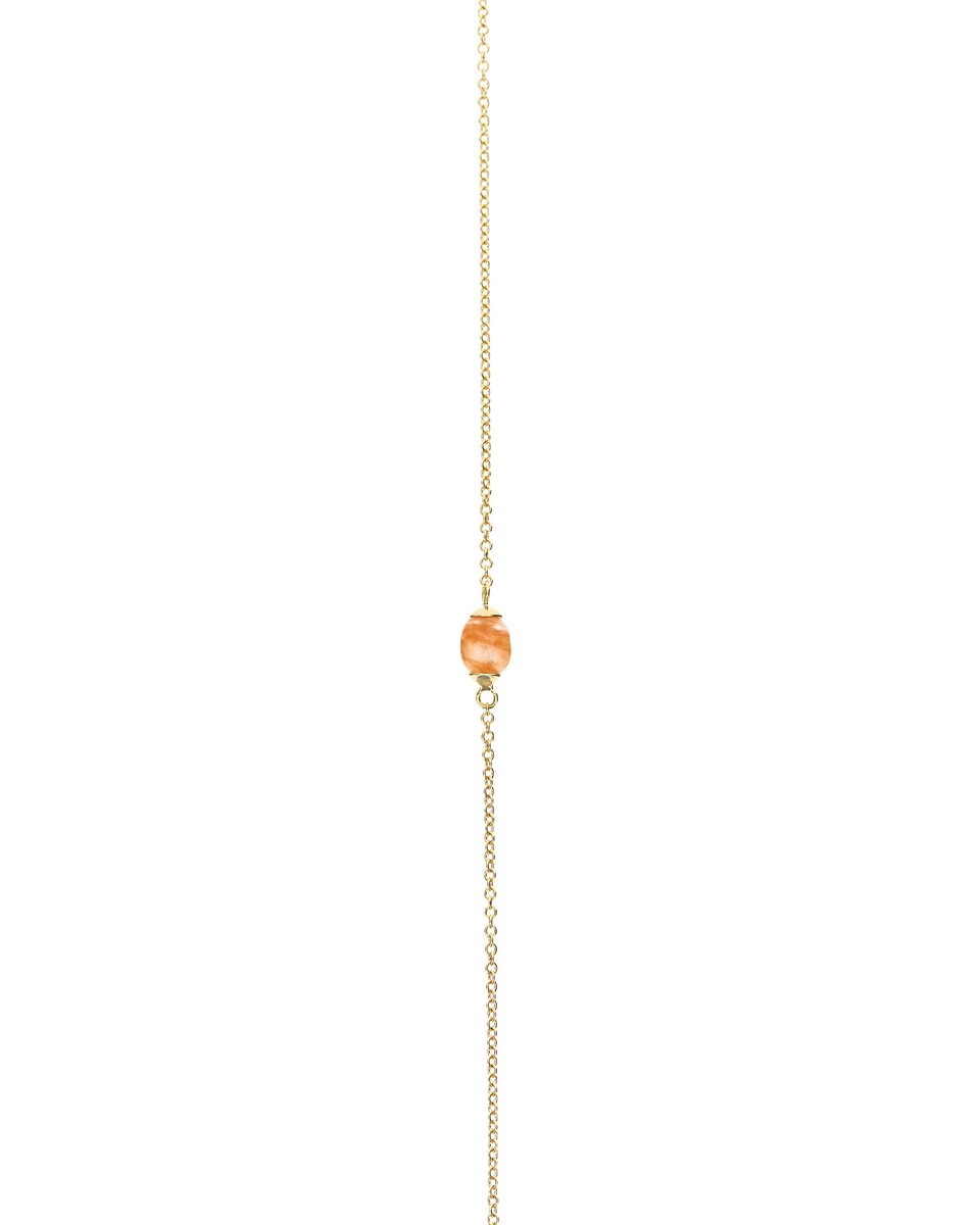 Colar Petras em Ouro e Aventurina Laranja (small) 2