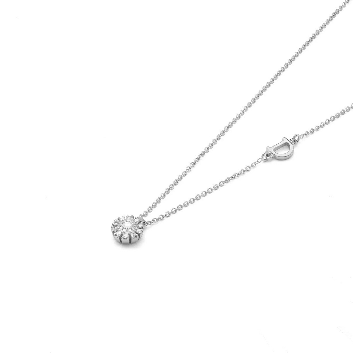 Colar Margherita em Ouro Branco e Diamantes 3