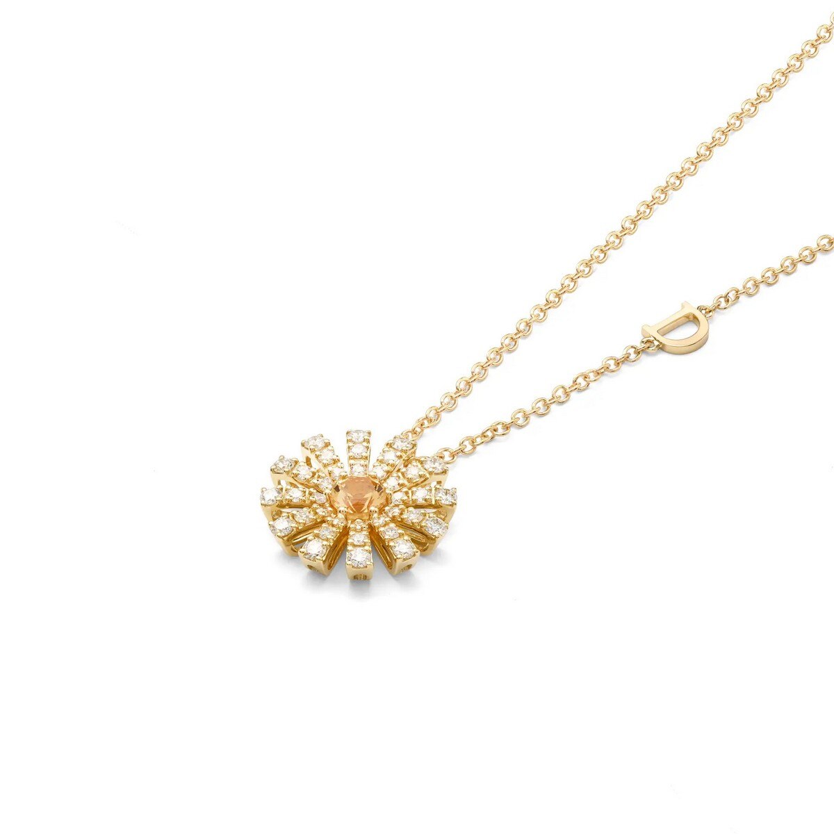 Colar Margherita em Ouro, Diamantes e Quartzo Citrino 16mm 3