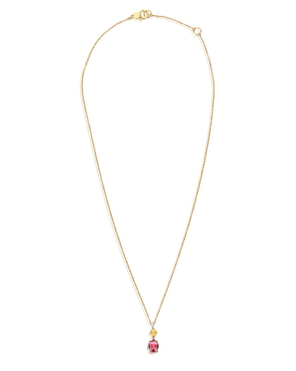 Colar "Toumalines" em Ouro, Diamantes e Turmalina Rosa 3