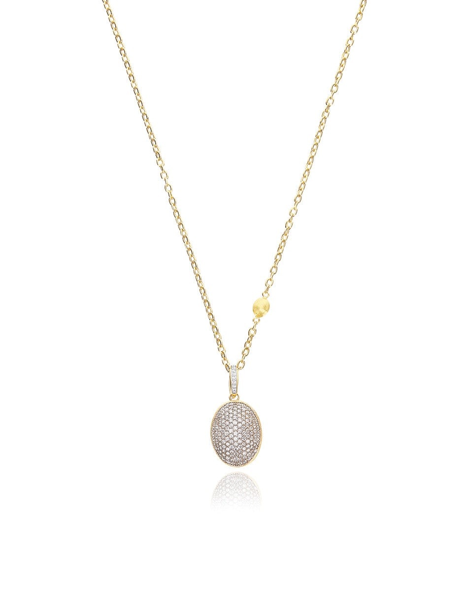 Pendente Boules em Ouro e Diamantes Pavé 2