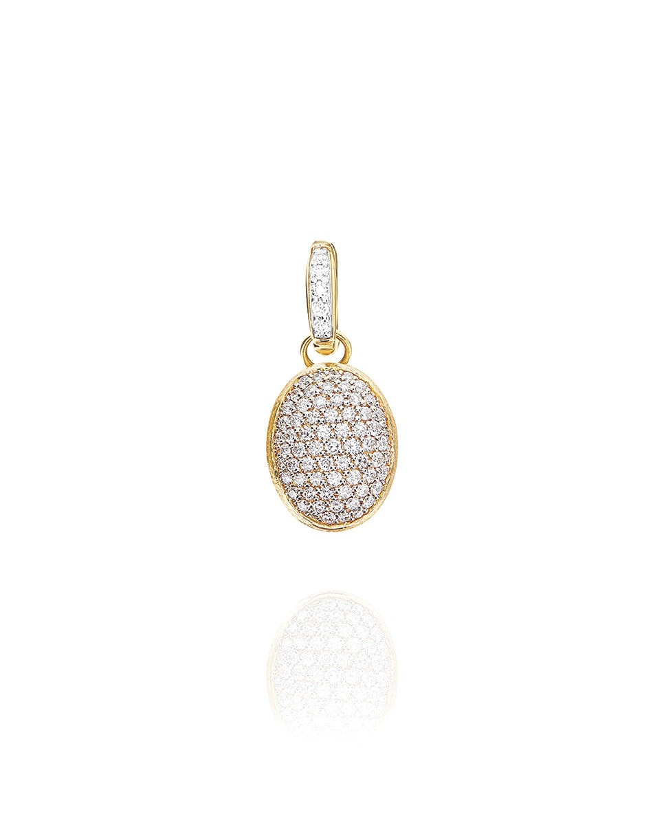 Pendente Boules em Ouro e Diamantes Pavé 1