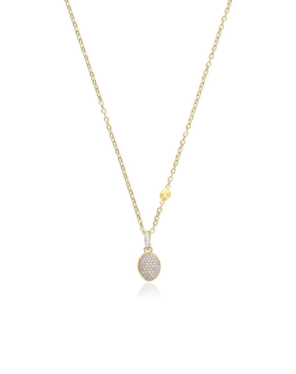 Pendente Boules em Ouro e Diamantes Pavé 2
