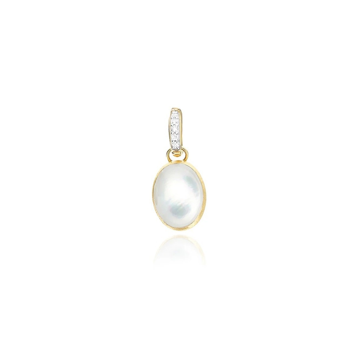Imagem 0 de Pendente Dolcevita "Boules" em Ouro, Diamantes e Madrepérola (small)