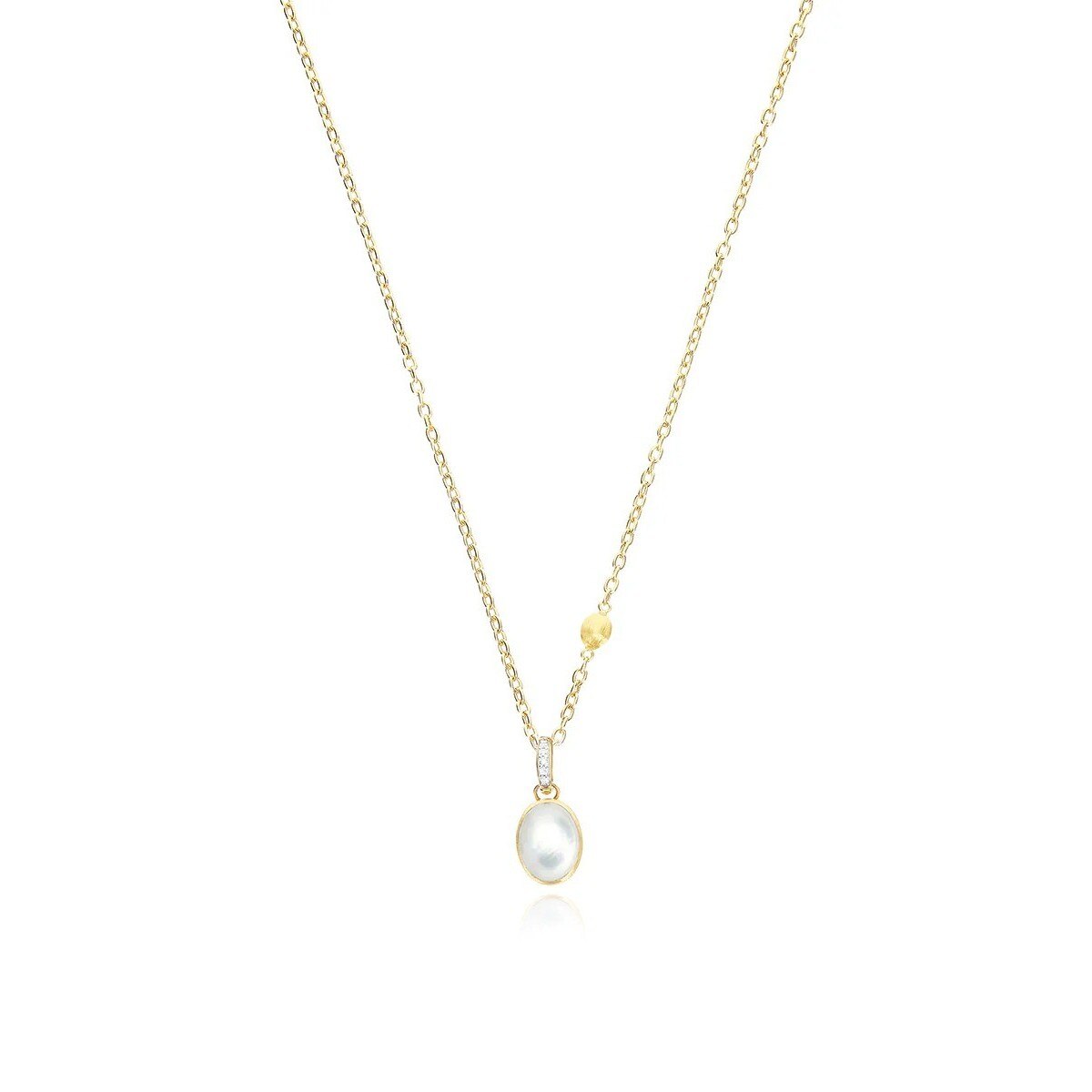 Pendente Dolcevita "Boules" em Ouro, Diamantes e Madrepérola (small) 2