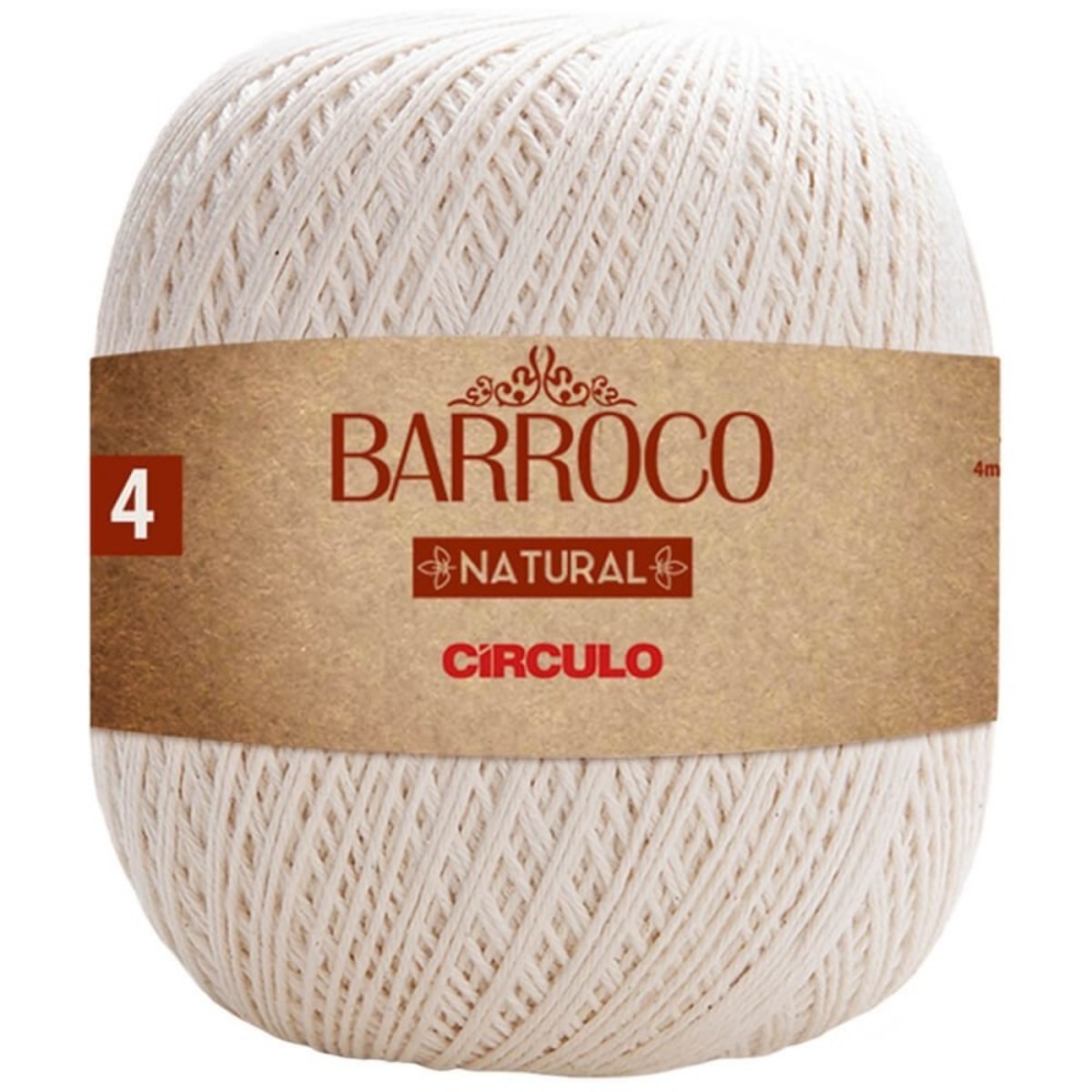 Imagem 0 de Novelo de Fio Barroco Natural