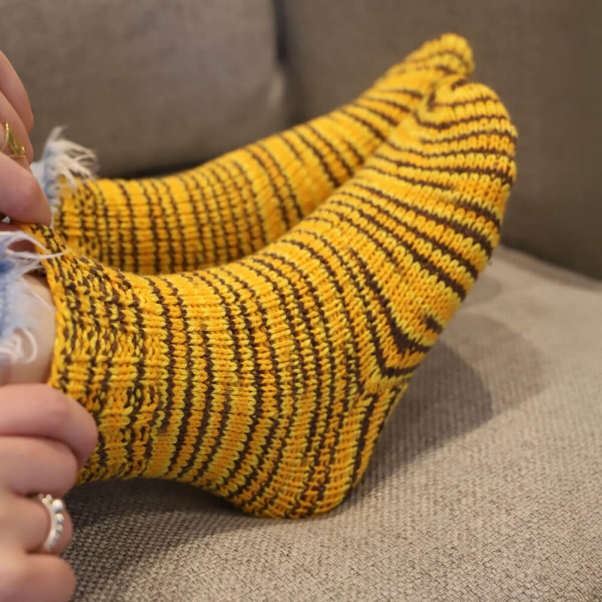 Kit Let It Sock Sunflower-2