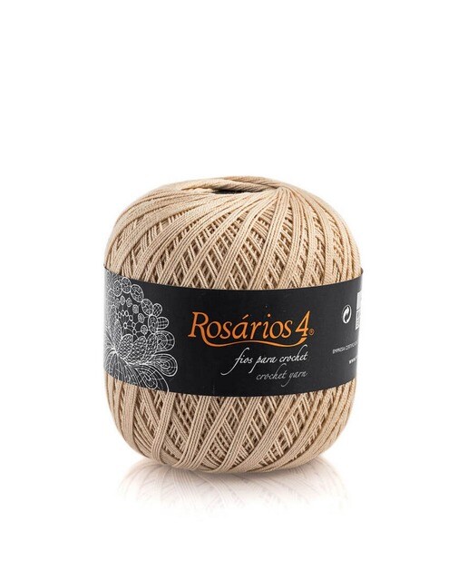 Novelo de Crochet N.° 6 Lisas Cappuccino-1